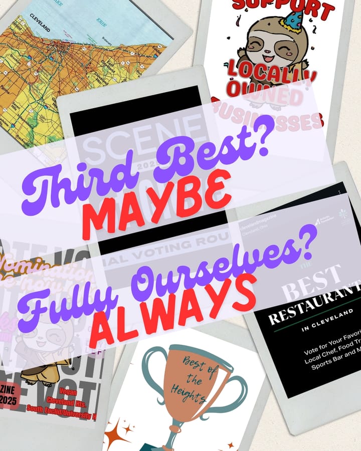 Third Best? Maybe. Fully Ourselves? Always.